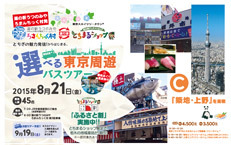 選べる東京周遊バスツアー ≪Cコース/「築地・上野」を満喫≫