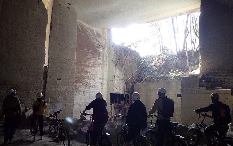 2022年4月23日(土) 地下採掘場跡地探検 &《e-bike》サイクリング in 大谷町【午後】